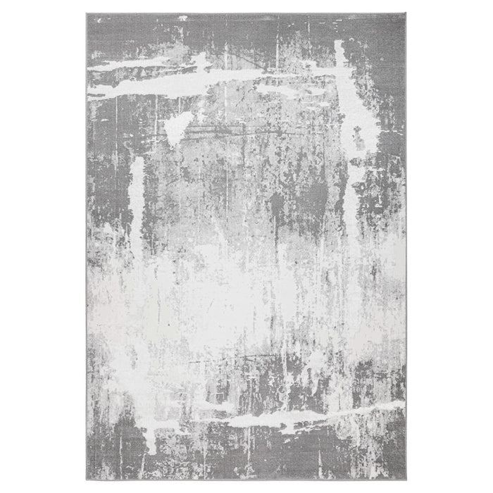 Lavin Rugs U5013 Jasmine 2' x 3' Painterly Rug, Grey Black/Grey - U5013-0203