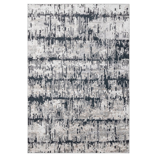 Lavin Rugs U5016 Jasmine 7'10"x10'10" Painterly Rug, Black/Grey - U5016-0811