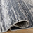 Lavin Rugs U5017 Jasmine 6'7" x 9'6" Painterly Rug, Grey Black/Grey