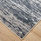Lavin Rugs U5017 Jasmine 6'7" x 9'6" Painterly Rug, Grey Black/Grey