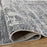 Lavin Rugs U5018 Jasmine 2' x 3' Painterly Rug, Grey Black/Grey