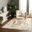 Lavin Rugs U5019 Melet 6'7" x 9'6" Geo Rug, Gold Grey/Mineral