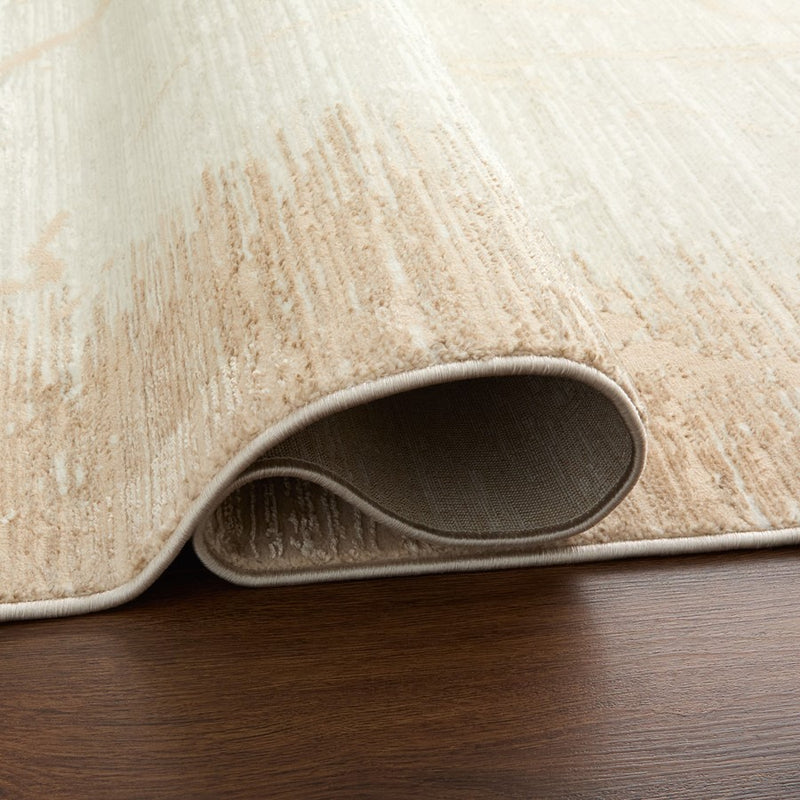 Lavin Rugs U5022 Melet 9'10" x 13'2" Striations Rug, Gold Grey/Gold
