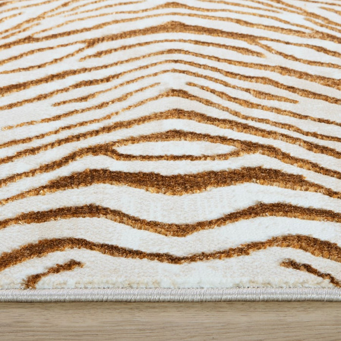 Lavin Rugs U5023 Melet 2' x 3' Marbled Rug, Gold Grey/Gold