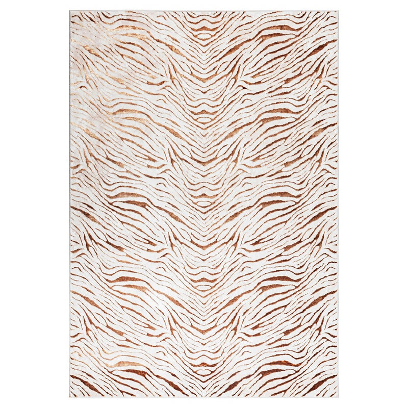 Lavin Rugs U5023 Melet 5'3" x 7'6" Marbled Rug, Gold Grey/Gold - U5023-0507