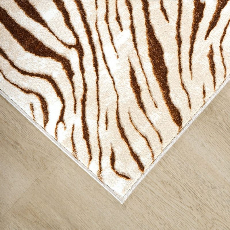 Lavin Rugs U5023 Melet 5'3" x 7'6" Marbled Rug, Gold Grey/Gold