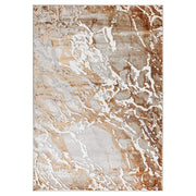 Lavin Rugs U5024 Melet 5'3" x 7'6" Marbled Rug, Gold Grey/Gold - U5024-0507