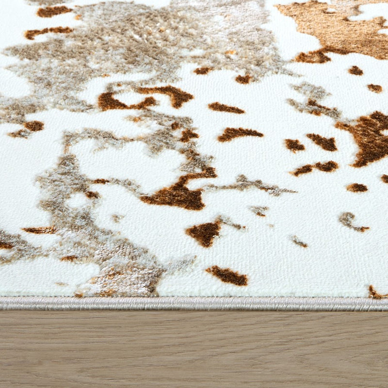 Lavin Rugs U5025 Melet 9'10" x 13'2" Marbled Rug, Gold Grey/Mineral
