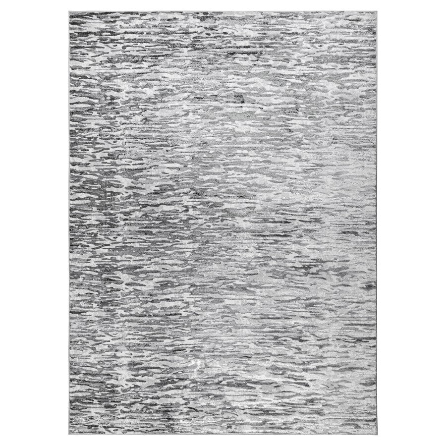 Lavin Rugs U5029 Samira 7'10" x 10'10" Mono Rug, Silver/Blue - U5029-0811