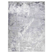 Lavin Rugs U5030 Samira 7'10" x 10'10" Marble Rug, Silver/Blue - U5030-0811
