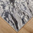 Lavin Rugs U5031 Samira 2' x 3' Marbled Rug, Grey Silver/Blue