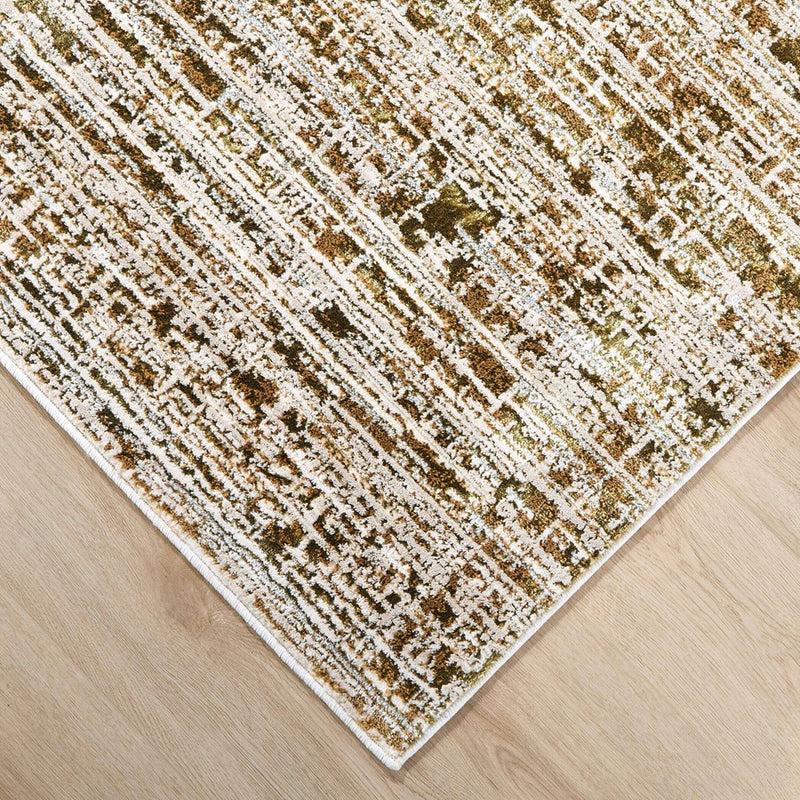 Lavin Rugs U6003 Artema 2' x 3' Weave Rug, Gold Taupe/Gold