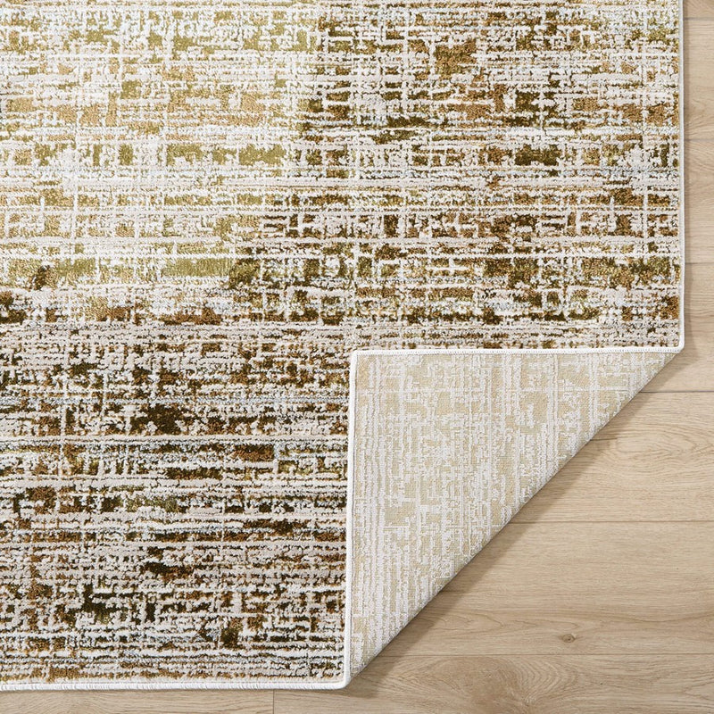 Lavin Rugs U6003 Artema 2' x 3' Weave Rug, Gold Taupe/Gold