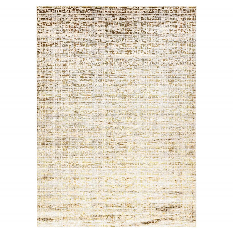 Lavin Rugs U6003 Artema 6'7" x 9'6" Weave Rug, Gold Taupe/Gold - U6003-0609