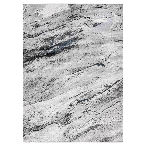 Lavin Rugs U6007 Artema 5'3" x 7'6" Marbled Rug, Grey Silver/Grey - U6007-0507