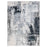Lavin Rugs U6008 Artema 9'10" x 13'2" Painterly Rug, Silver/Grey - U6008-1013