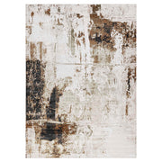 Lavin Rugs U6009 Artema 5'3" x 7'6" Painterly Rug, Gold Taupe/Gold - U6009-0507