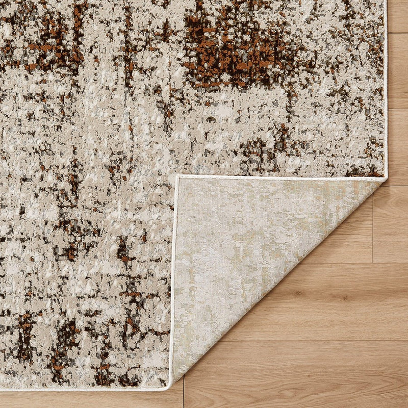 Lavin Rugs U6010 Artema 7'10" x 10'10" Painterly Rug, Taupe/Gold