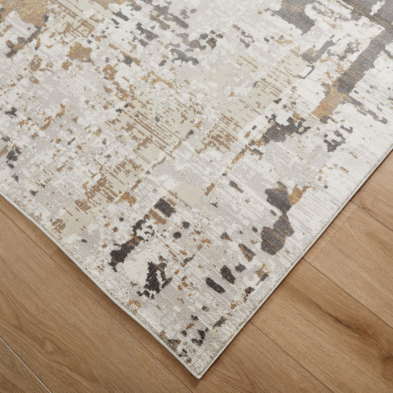 Lavin Rugs U6014 Veleka 2' x 3' Painterly Rug, Gold/Earth
