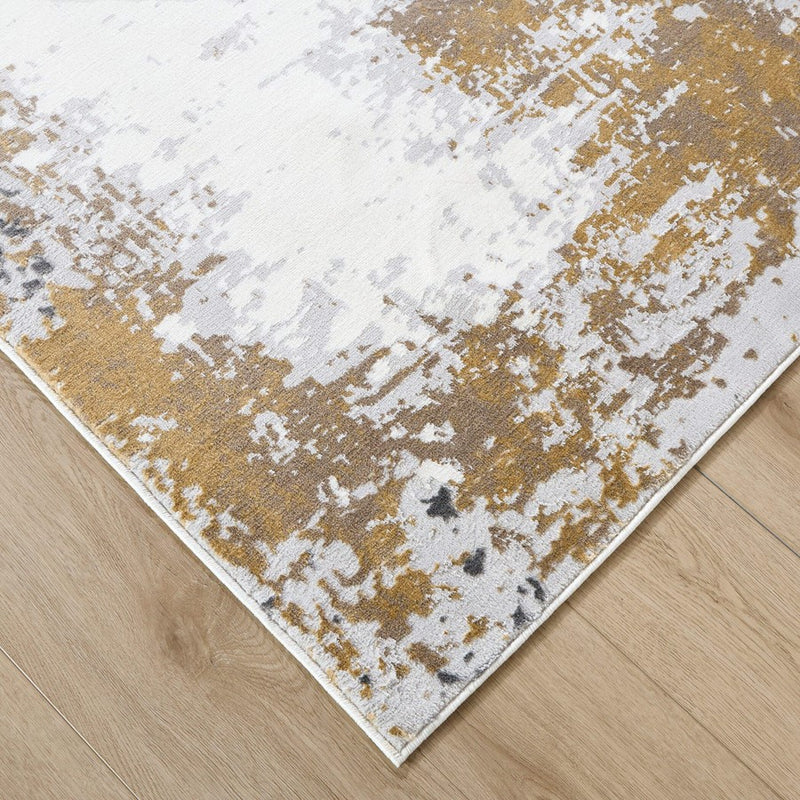 Lavin Rugs U6017 Veleka 2' x 3' Painterly Rug, Gold/Earth