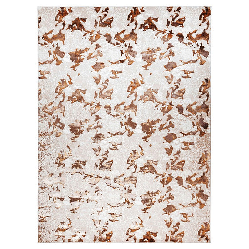 Lavin Rugs U7002 Sibel 9'10" x 13'2" Painterly Rug, Gold Cream/Gold - U7002-1013
