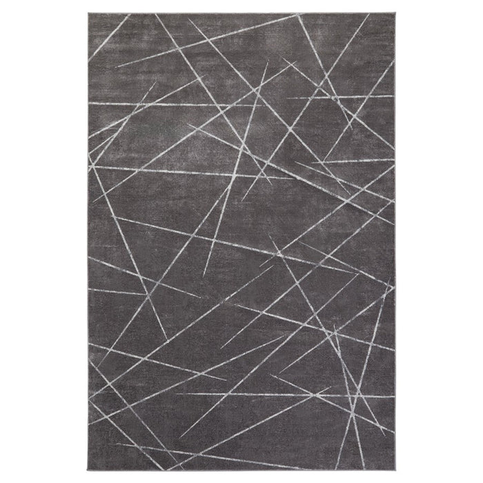 Lavin Rugs U7006 Livenza 6'7" x 9'6" Linear Geo Rug, Grey/D.Grey - U7006-0609