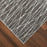 Lavin Rugs U7007 Livenza 7'10" x 10'10" Linear Geo Rug, Grey/D.Grey