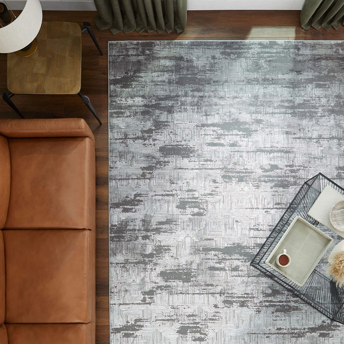 Lavin Rugs U7008 Livenza 7'10" x 10'10" Mono Rug, Grey/Grey