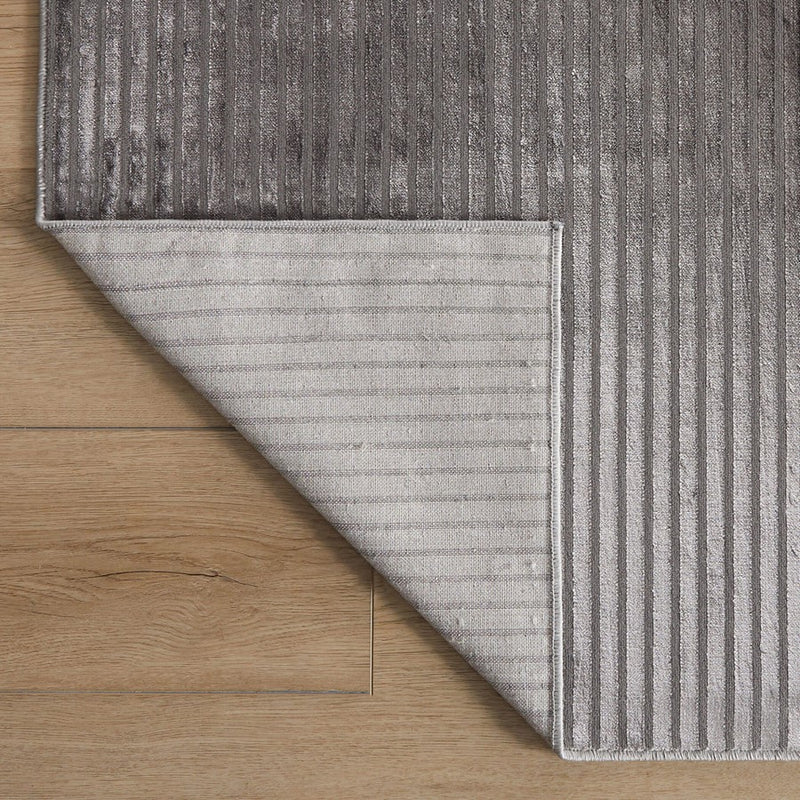 Lavin Rugs U7009 Livenza 2' x 3' Linear Rug, D.Grey L.Grey/D.Grey