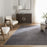 Lavin Rugs U7010 Livenza 2' x 3' Linear Geo Rug, Grey/D.Grey