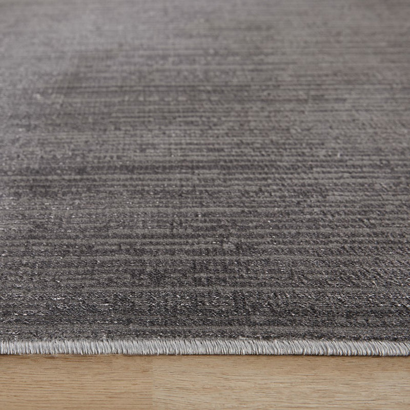 Lavin Rugs U7010 Livenza 2' x 3' Linear Geo Rug, Grey/D.Grey