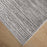 Lavin Rugs U7010 Livenza 5'3" x 7'6" Linear Geo Rug, Grey/D.Grey