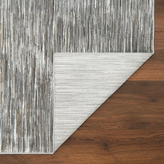 Lavin Rugs U7011 Livenza 5'3" x 7'6" Heathered Rug, Grey/L.Grey