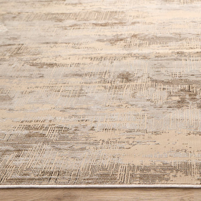 Lavin Rugs U7012 Rienz 6'7" x 9'6" Mono Rug, Beige Silver/Gold