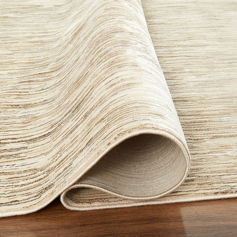 Lavin Rugs U7013 Rienz 2' x 3' Heathered Rug, Beige Silver/Gold