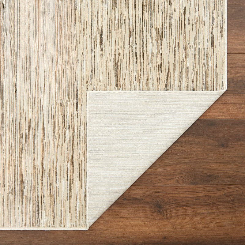 Lavin Rugs U7013 Rienz 2' x 3' Heathered Rug, Beige Silver/Gold