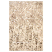 Lavin Rugs U7017 Rienz 7'10"x10'10" Linear Geo Rug, Silver/Earth - U7017-0811