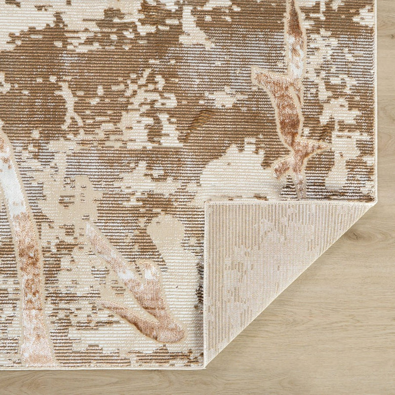 Lavin Rugs U8003 Piave 2' x 3' Painterly Rug, Beige Gold/Earth