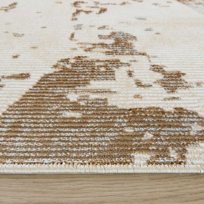 Lavin Rugs U8003 Piave 7'10"x10'10" Painterly Rug, Beige Gold/Earth