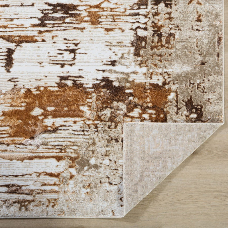 Lavin Rugs U8004 Piave 2' x 3' Linear Rug, Beige Gold Brown/Earth