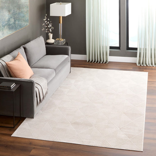 Lavin Rugs U9001 Brenta 2' x 3' Geometric Rug, Cream Gold/Neutral