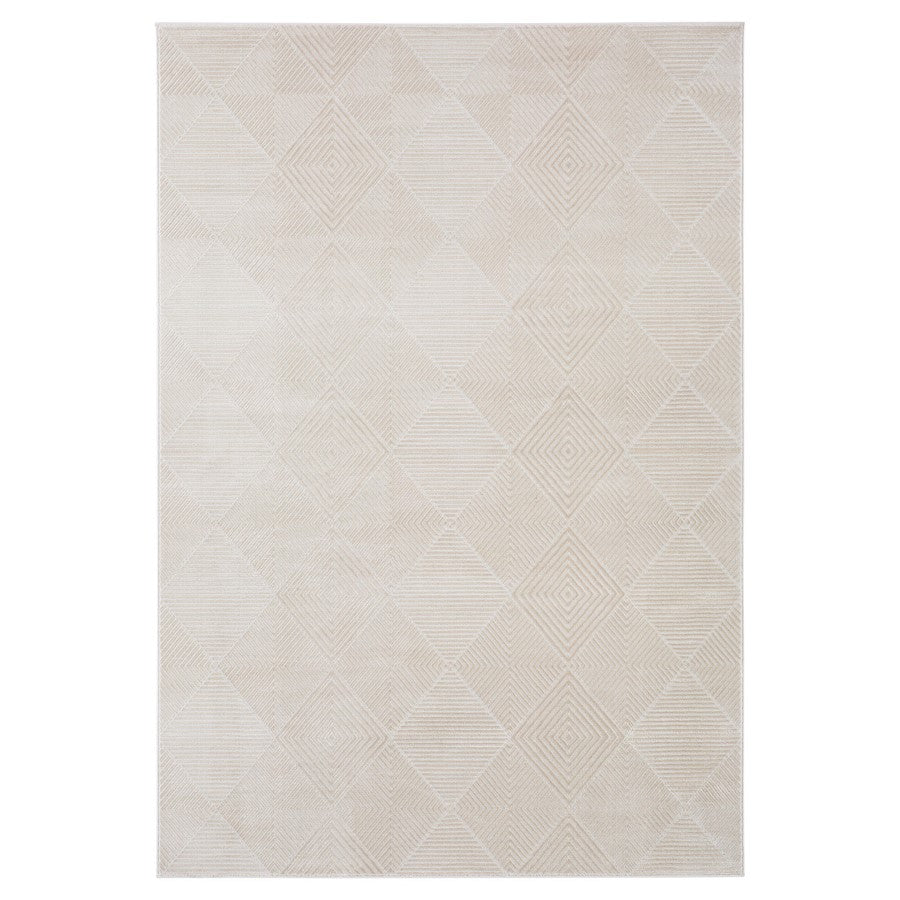 Lavin Rugs U9001 Brenta 9'10" x 13'2" Geo Rug, Cream Gold/Neutral - U9001-1013