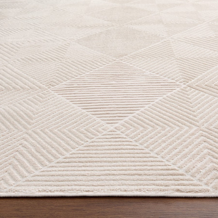 Lavin Rugs U9001 Brenta 9'10" x 13'2" Geo Rug, Cream Gold/Neutral