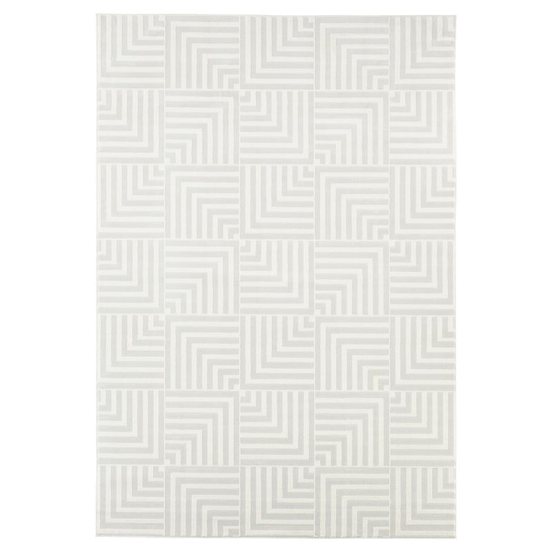 Lavin Rugs U9003 Brenta 2' x 3' Geometric Rug, Cream Gold/Neutral - U9003-0203