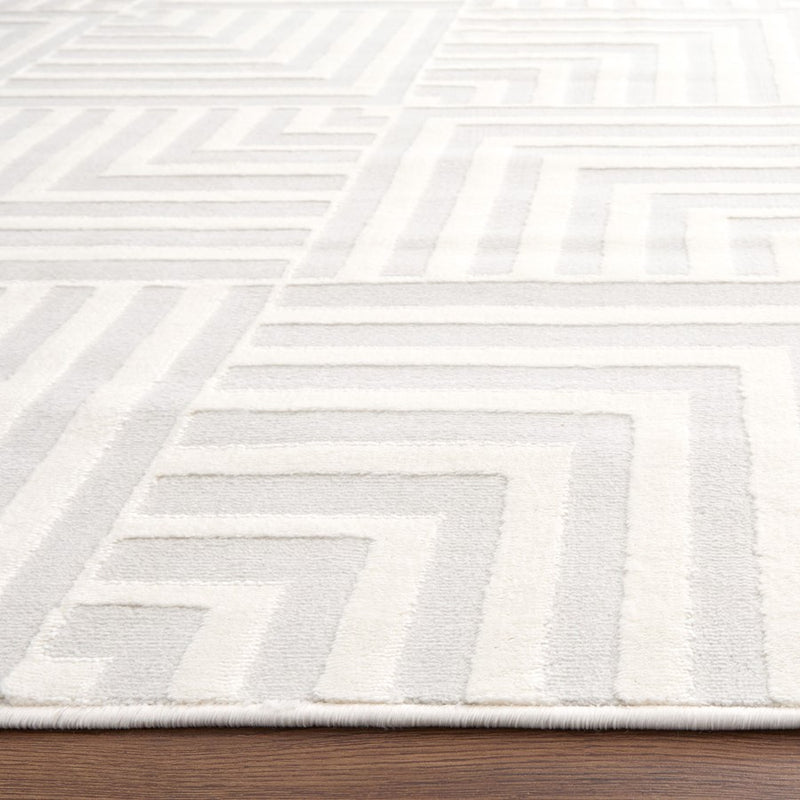 Lavin Rugs U9003 Brenta 2' x 3' Geometric Rug, Cream Gold/Neutral