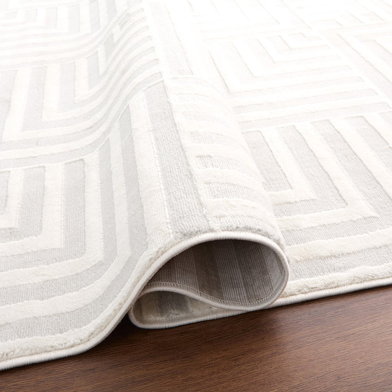 Lavin Rugs U9003 Brenta 2' x 3' Geometric Rug, Cream Gold/Neutral