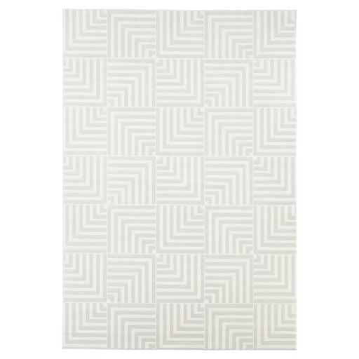 Lavin Rugs U9003 Brenta 5'3" x 7'6" Geo Rug, Cream Gold/Neutral - U9003-0507