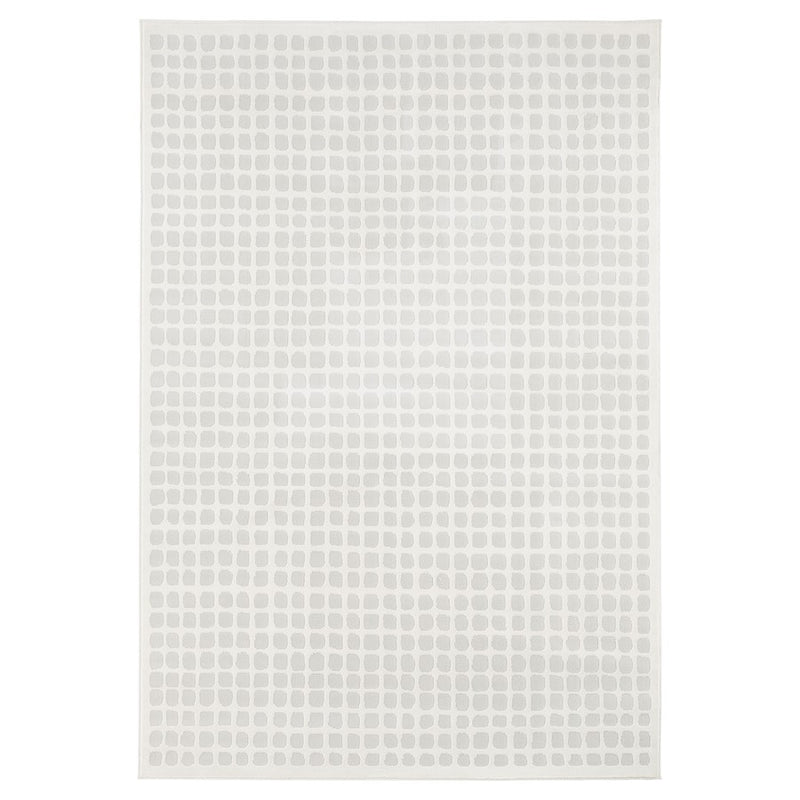Lavin Rugs U9004 Brenta 2' x 3' Checkerboard Rug, Grey Gold/Neutral - U9004-0203