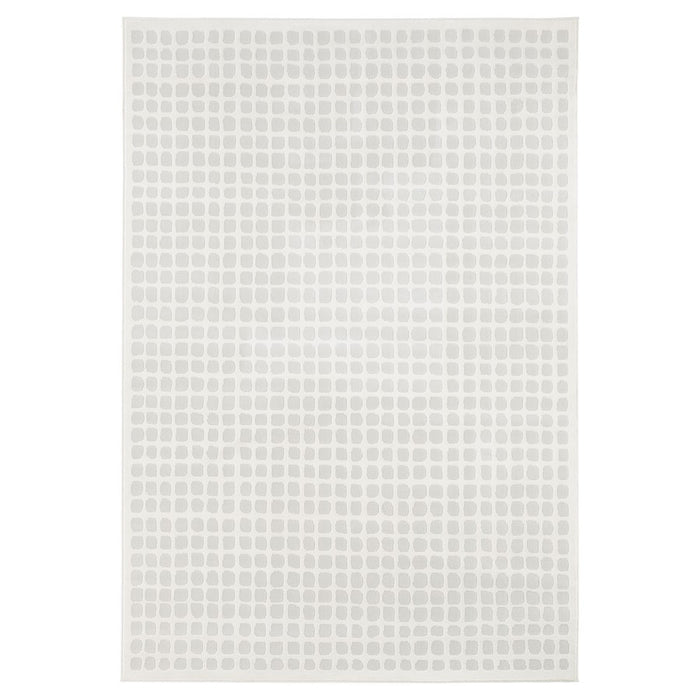 Lavin Rugs U9004 Brenta 2' x 3' Checkerboard Rug, Grey Gold/Neutral - U9004-0203