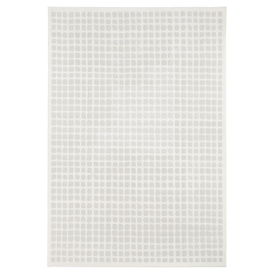 Lavin Rugs U9004 Brenta 2' x 3' Checkerboard Rug, Grey Gold/Neutral - U9004-0203